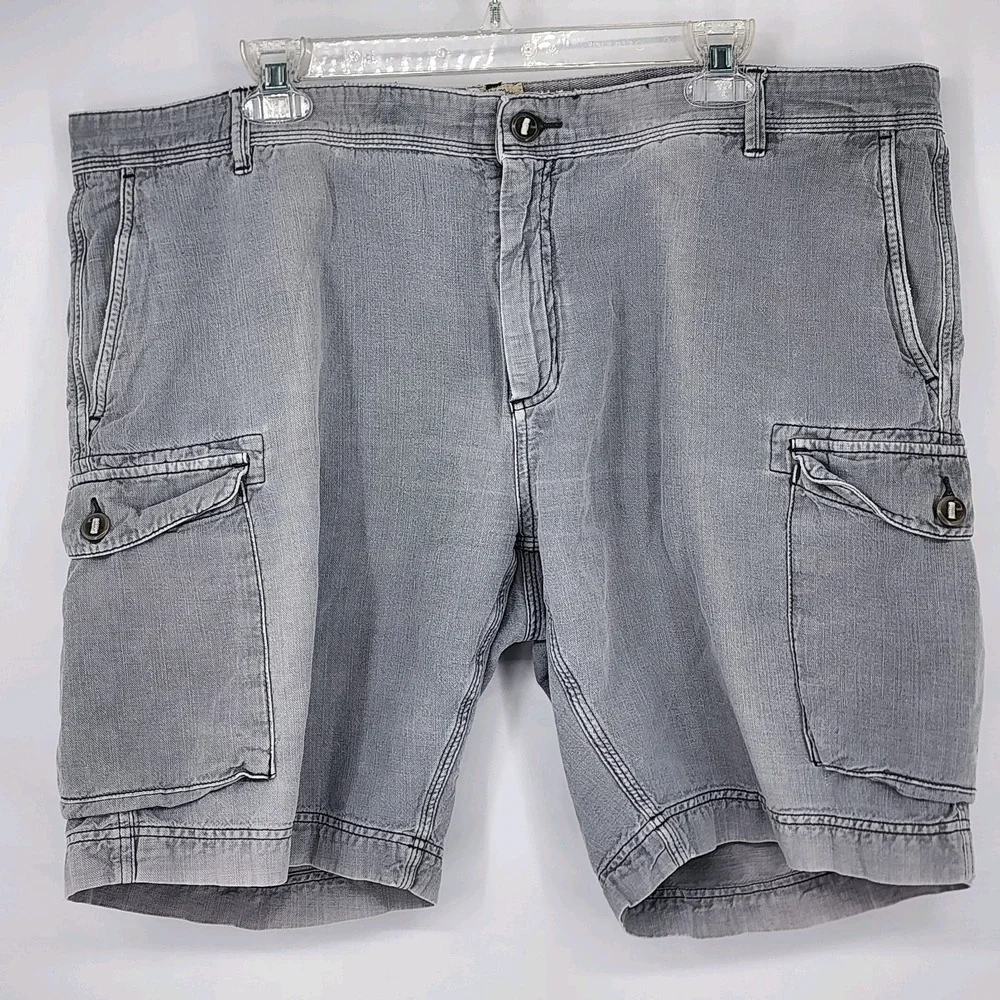 Faherty Linen‎ Blend Cargo Shorts Men's Size 40 Utility Casual 9